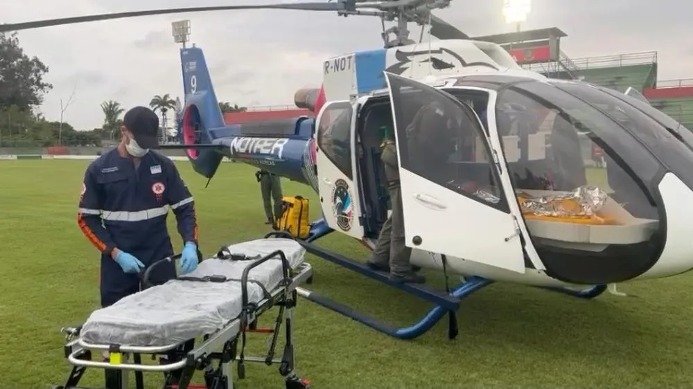 Explosão de panela de pressão deixa adolescente ferida em Jaguaré e mobiliza resgate aéreo do Notaer