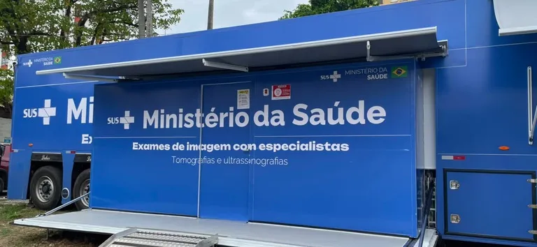 Carreta do Ministério da Saúde chega a Linhares nesta sexta (23) para realizar tomografias e ultrassonografias
