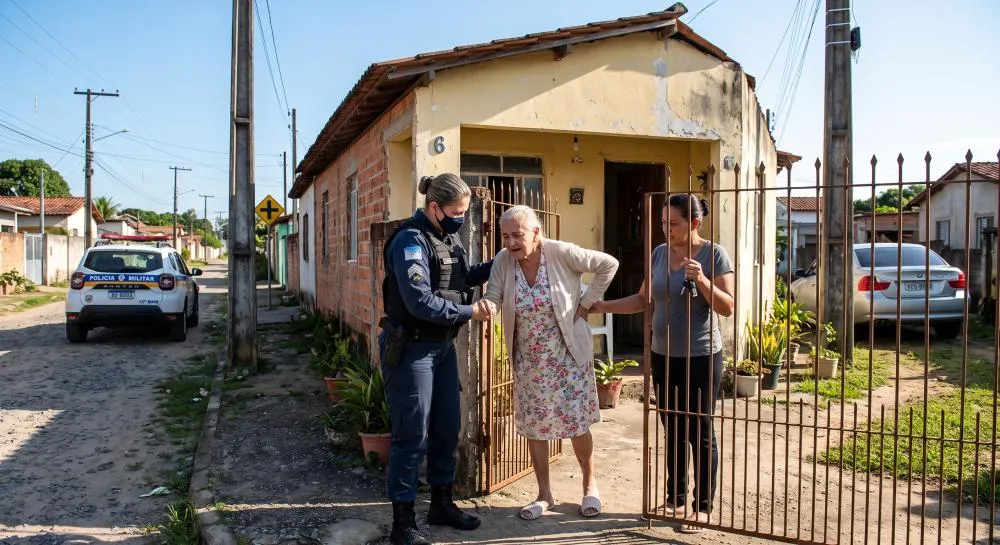 Idosa de 80 anos é resgatada trancada em casa, em Linhares